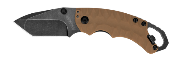 Kershaw Shuffle II Tanto Tan Handle Tanto Blade