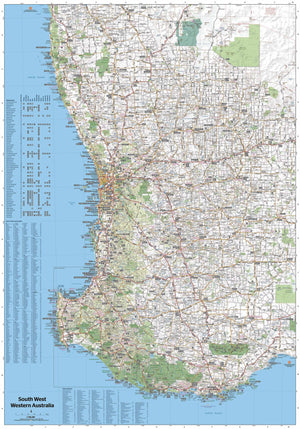 Hema South West Western Australia Map