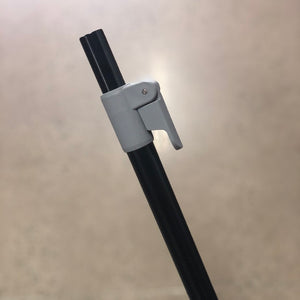 Supex Pole - 274cm Aluminium Extension Clamp Lock BLACK - No End Caps