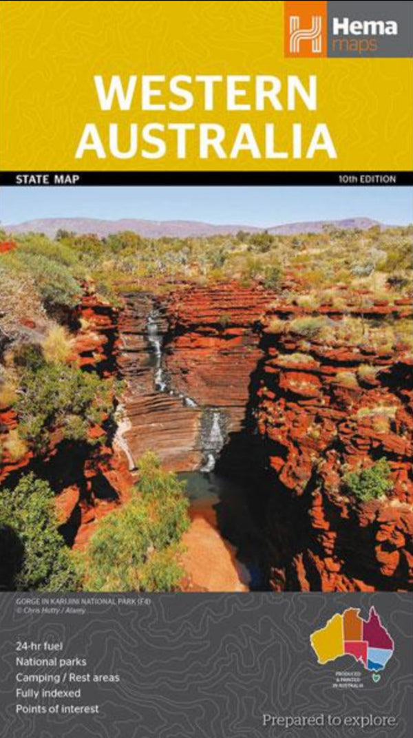Hema Western Australia State Map