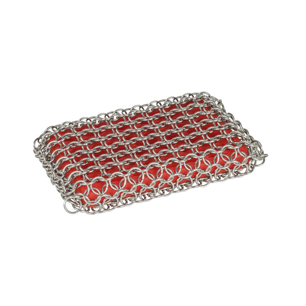 Lodge Cookware Red Chainmail Scrubbing Pad