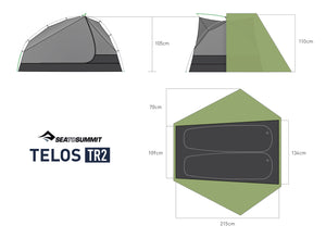 Sea to Summit Telos TR2 Tent Green