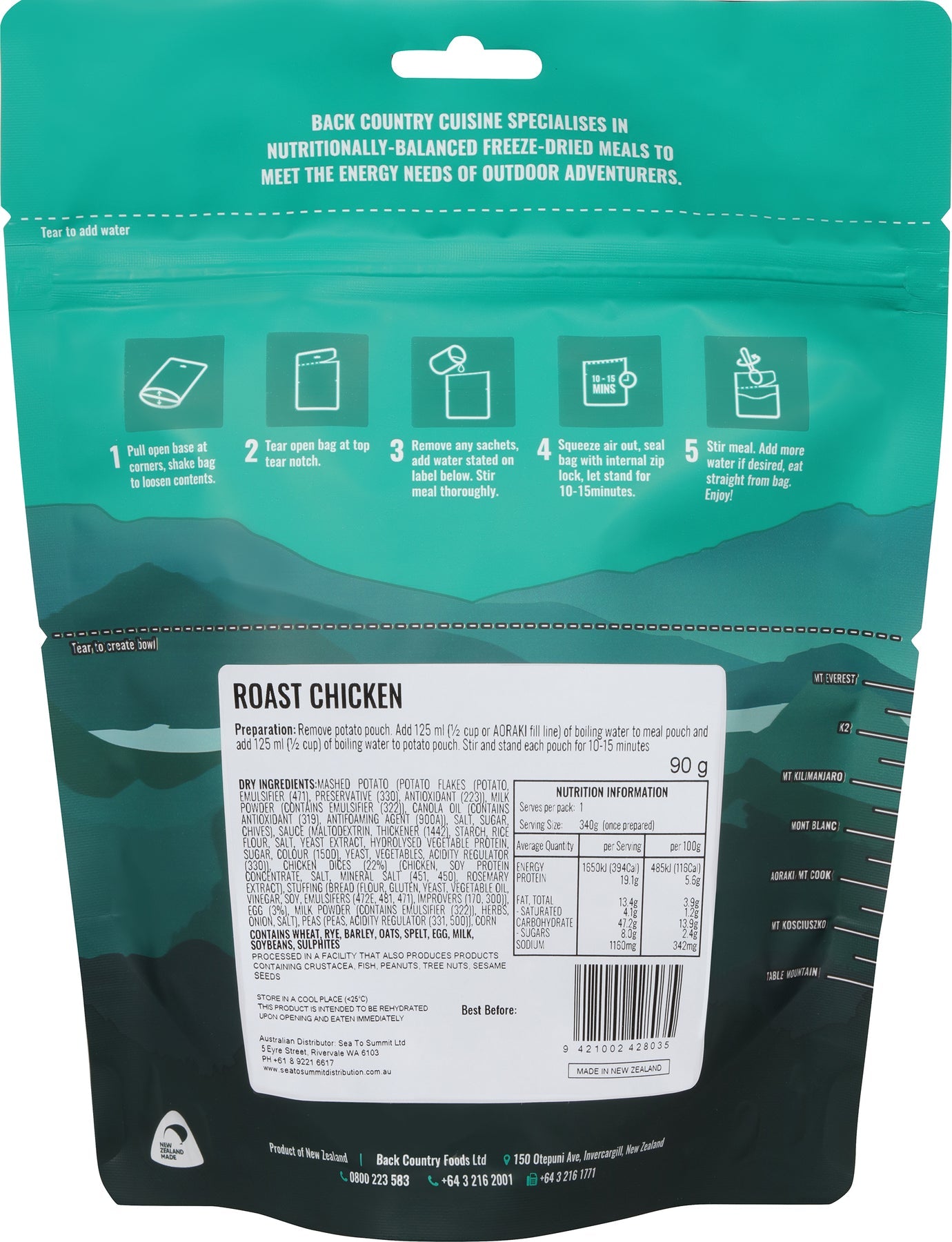 Back Country Cuisine Roast Chicken