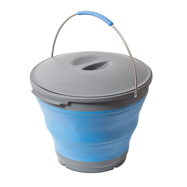 Pop Up Bucket With Lid 10L