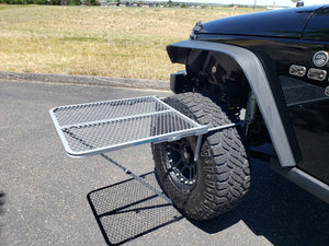 The Original TailGater Tire Table Aluminium (Alloy) - Standard - Silver