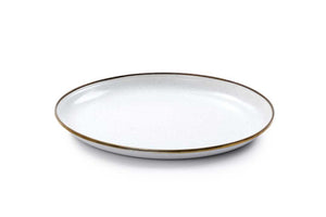 Barebones Enamel Deep Plate Set of 2