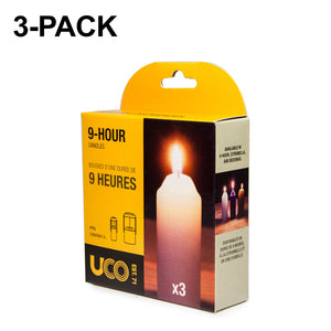UCO - 9-Hour Candles - Pack of 3