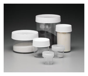 Nalgene Clear Straight Side Wide Mouth Round HDPE Jar