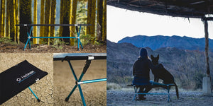 Helinox Bench One Blk with Blue Frame