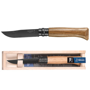 Opinel Traditional #08 Black Oak Edition SS 8.5cm in Wooden Box
