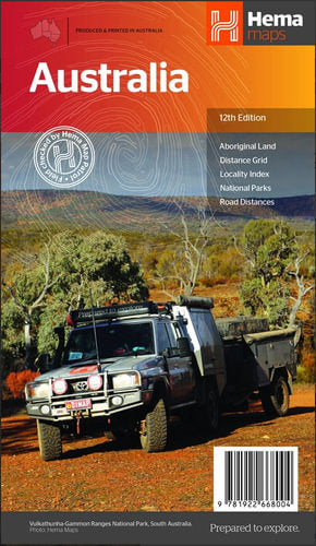 Hema Australia Large Map