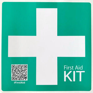 Survival Compliant Vehicle First Aid Sticker - Green Cross