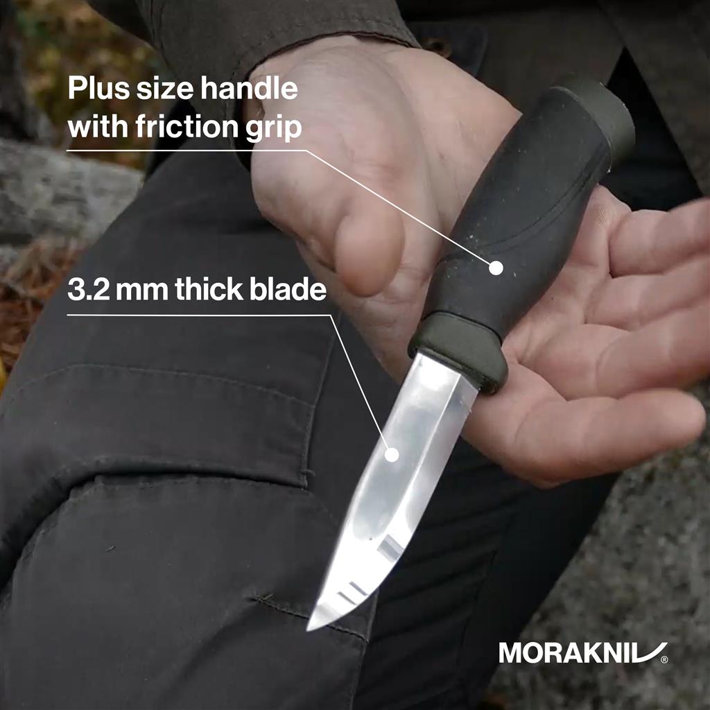 Morakniv Companion Heavy Duty Outdoor Knife Military Green / Box