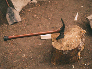 Barebones Pulaski Axe and Waxed Canvas Sheath