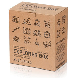 Scorpro Explorer Box with 2 Riedel Glasses