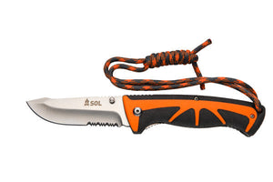 SOL Stoke Folding Knife with Flint Fire Starter