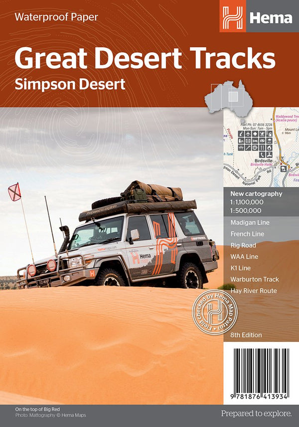 Hema Great Desert Tracks Simpson Desert